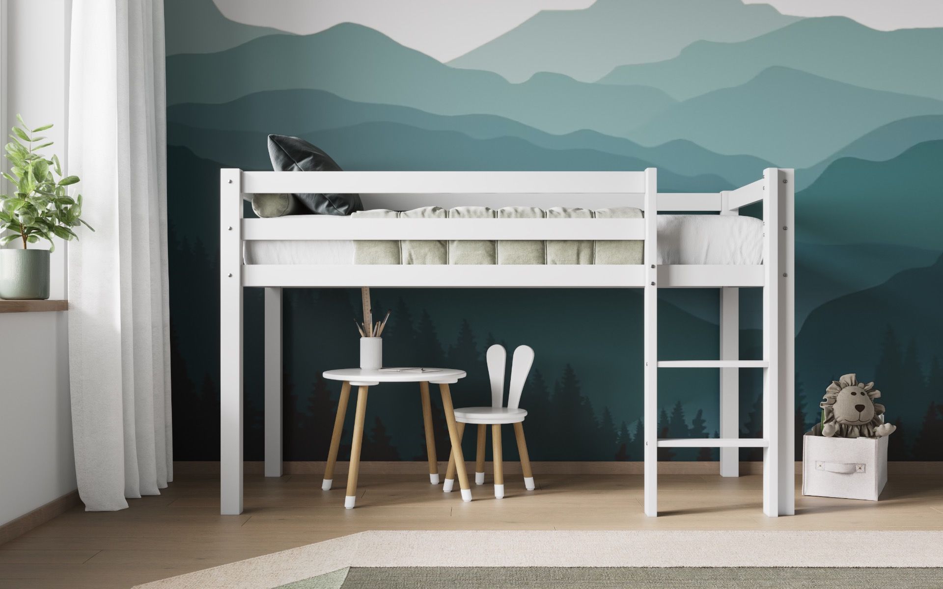 Flair Wooden Elara Shorty Mid Sleeper