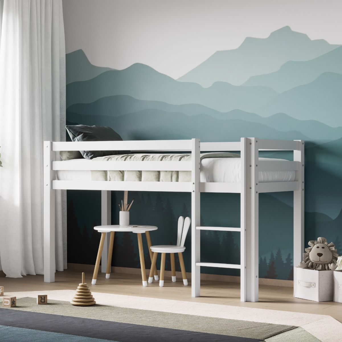 Flair Wooden Elara Shorty Mid Sleeper