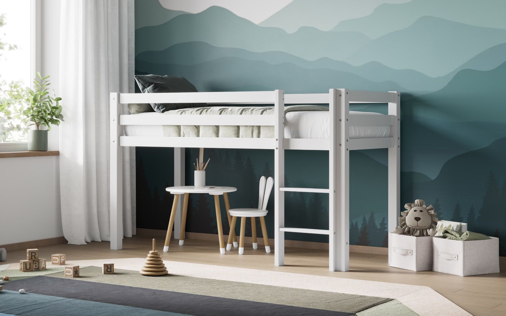 Flair Wooden Elara Shorty Mid Sleeper