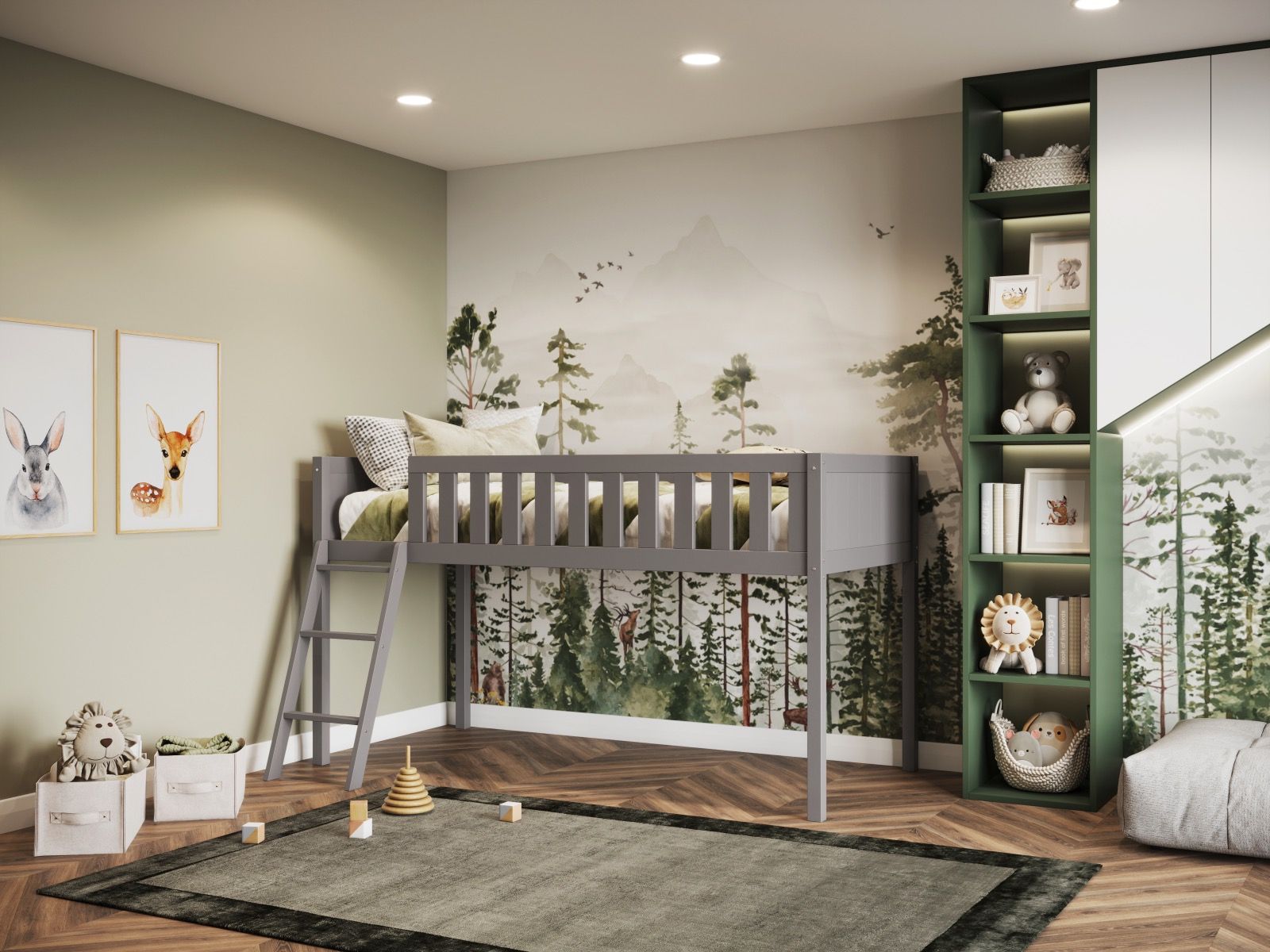 Flair Bea Wooden Mid Sleeper