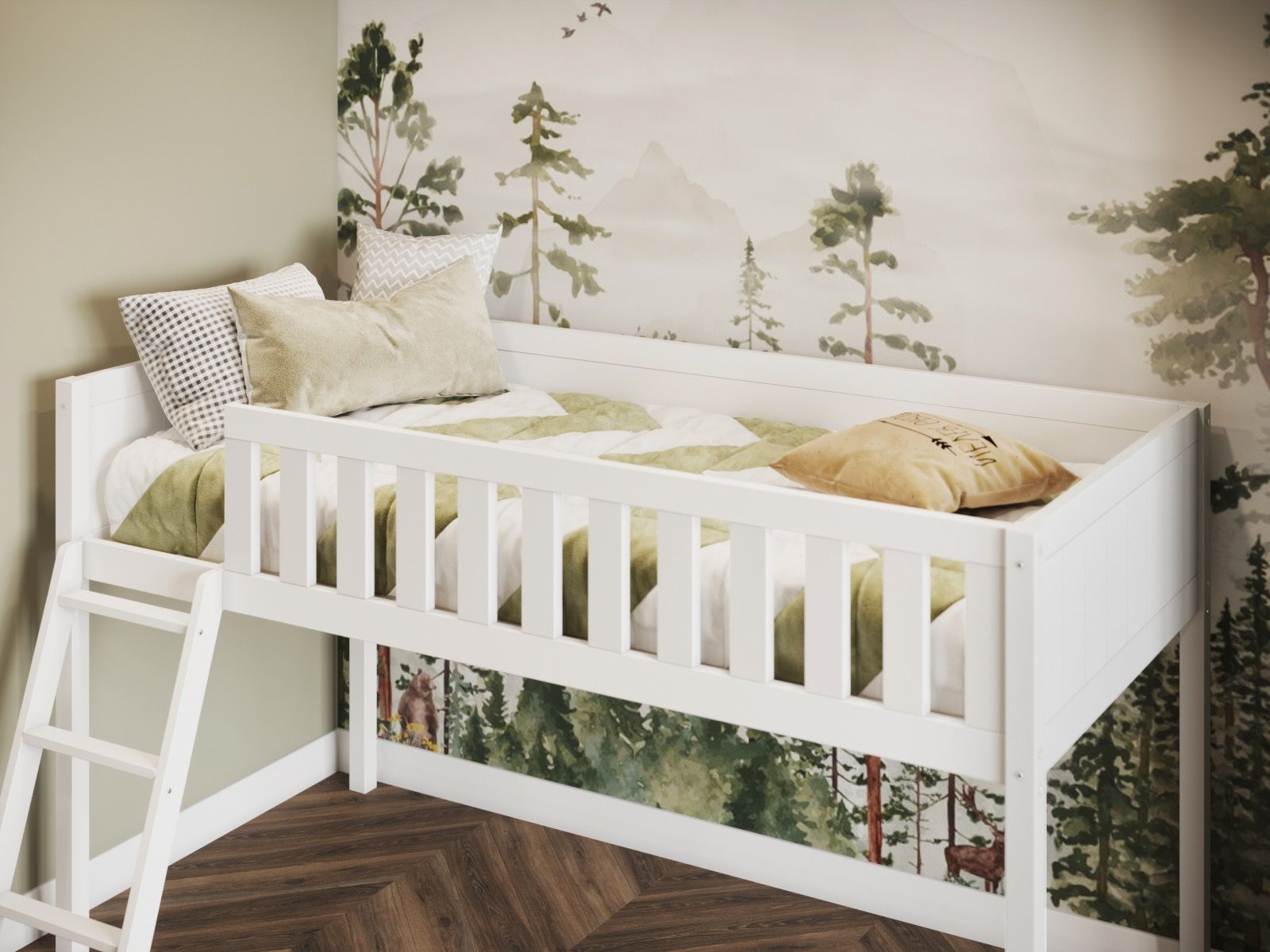 Flair Bea Wooden Mid Sleeper
