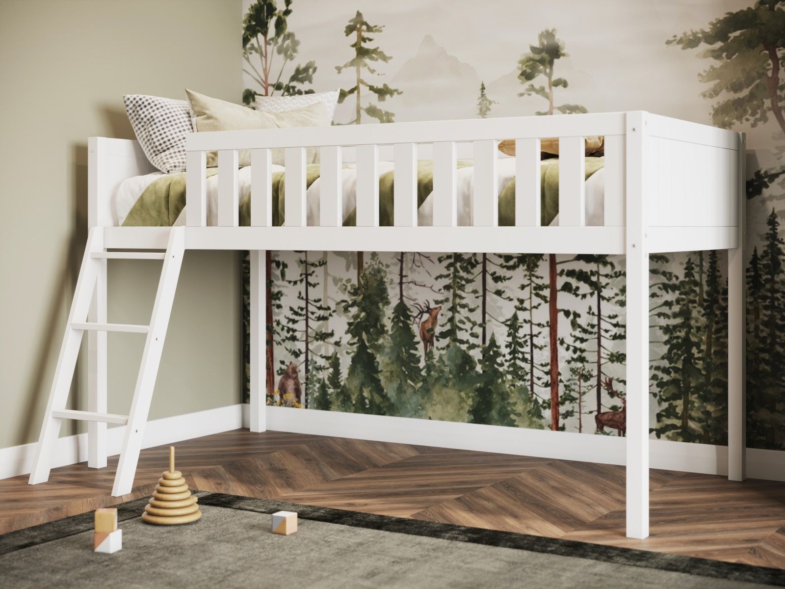 Flair Bea Wooden Mid Sleeper