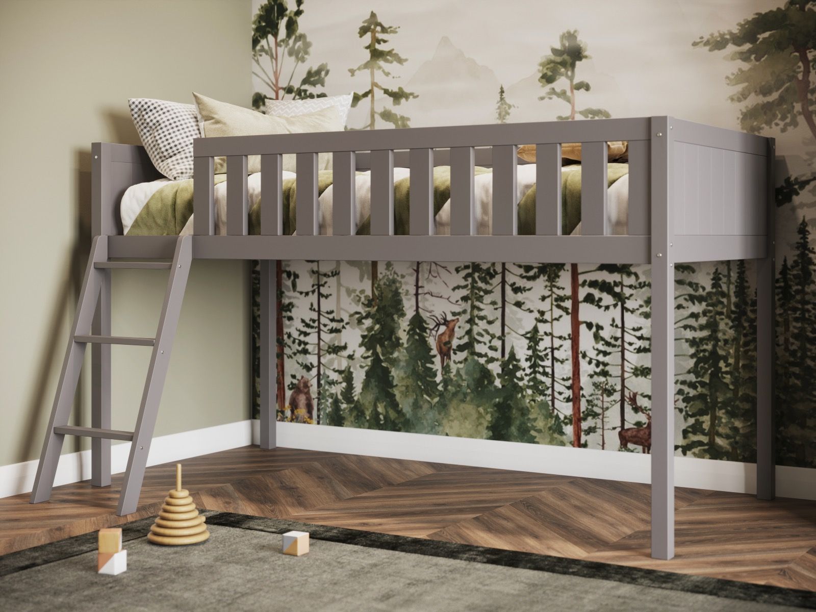 Flair Bea Wooden Mid Sleeper