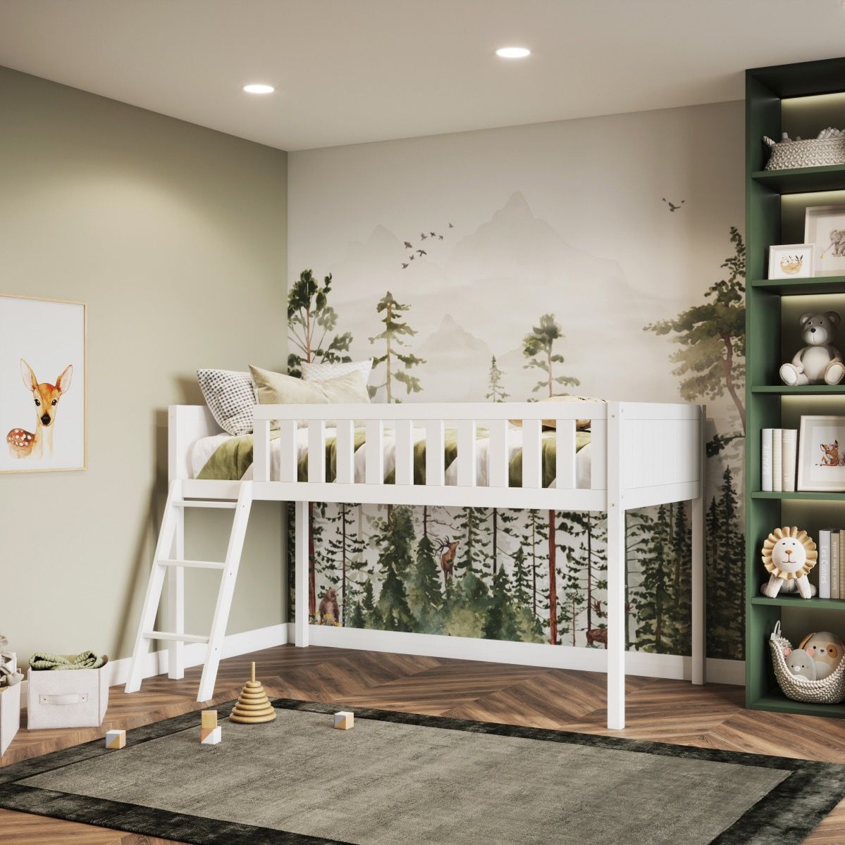 Flair Bea Wooden Mid Sleeper