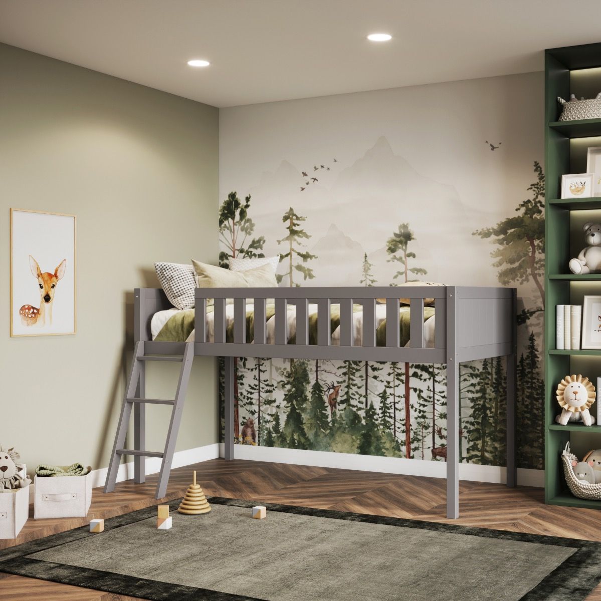 Flair Bea Wooden Mid Sleeper