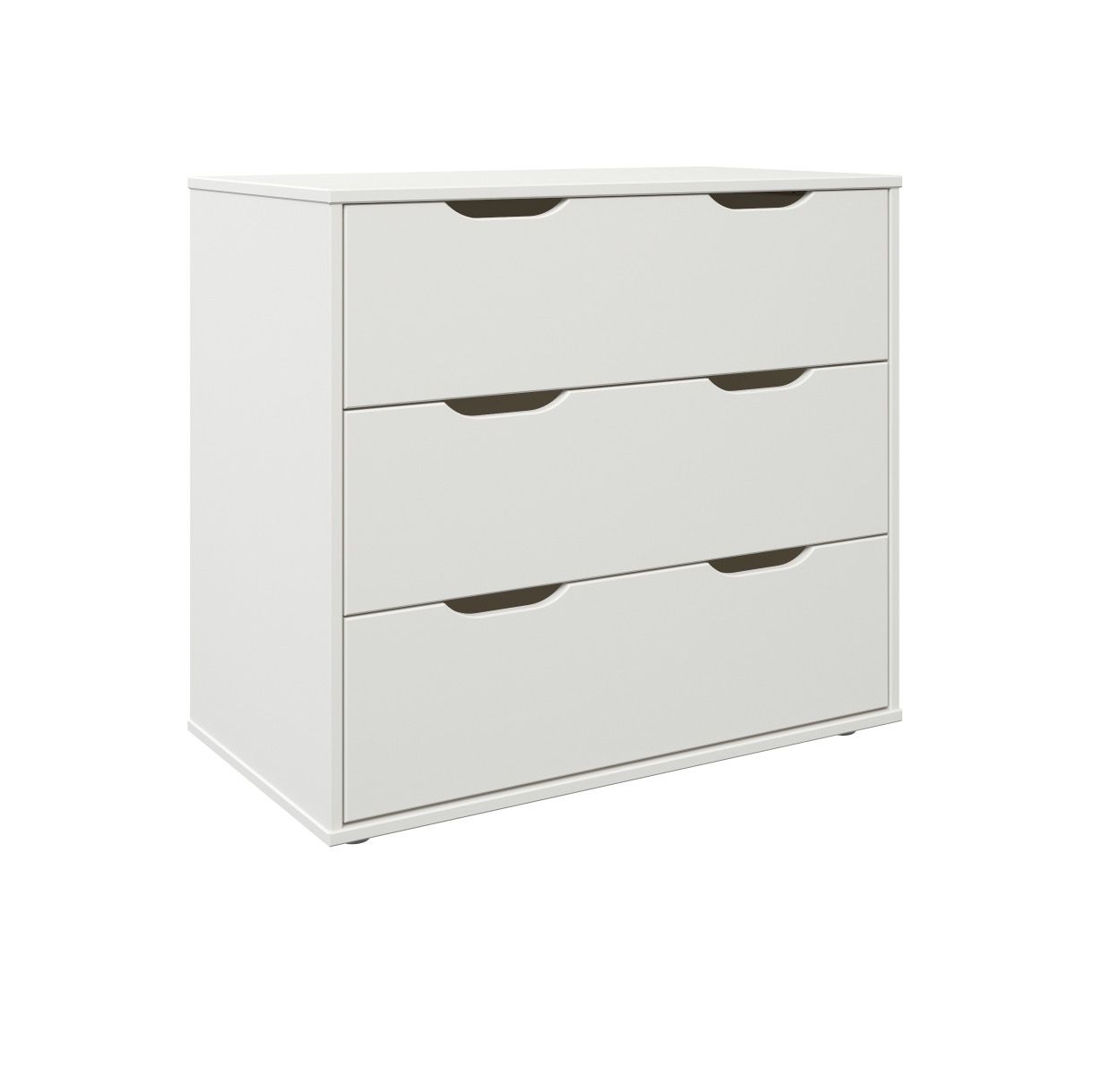 Noomi Nora Mid Sleeper Cabin Bed with 6 Drawers White Solid Wood (FSC-Certified)