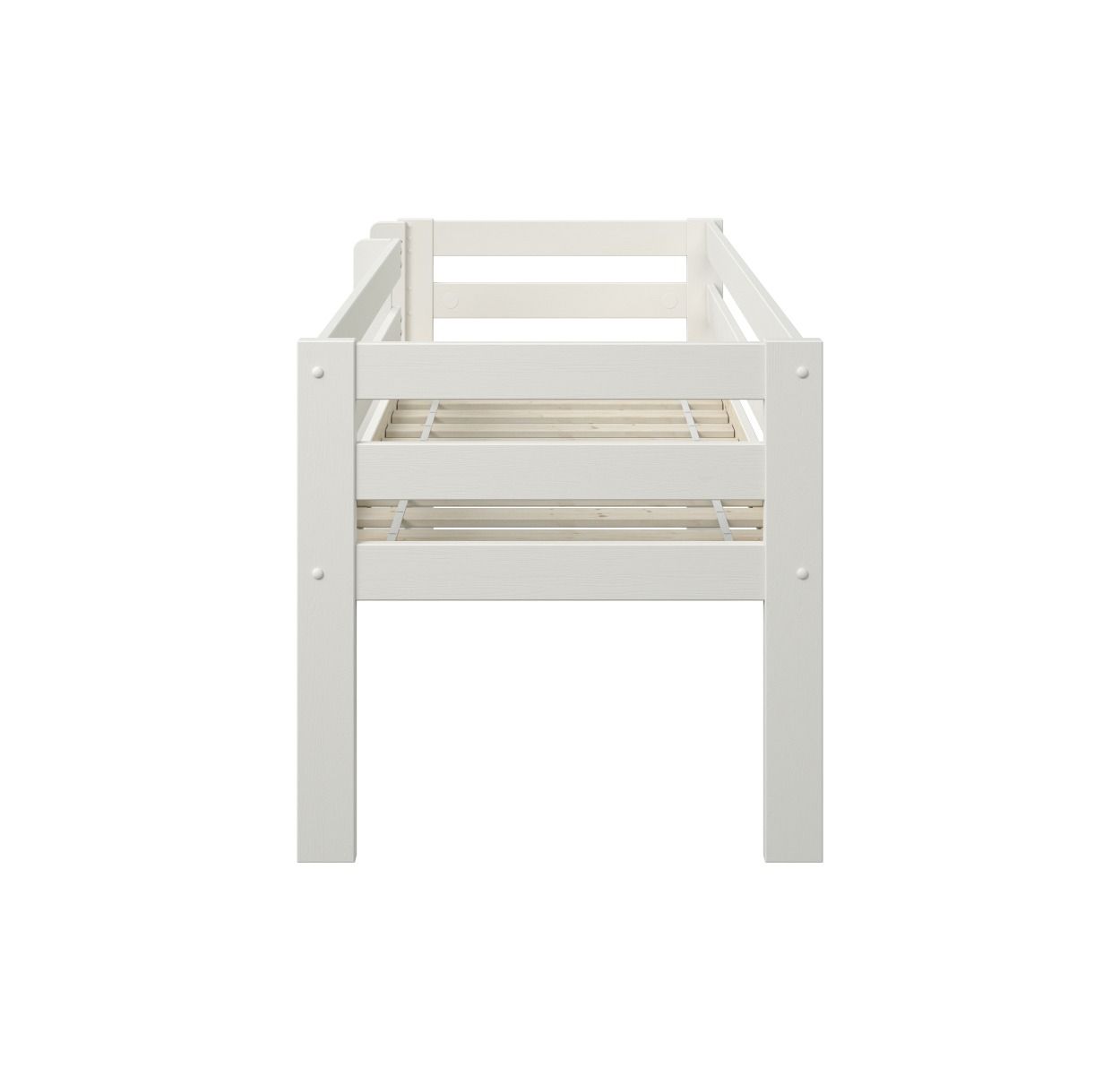 Noomi Solid Wood Shorty Mid Sleeper White (FSC-Certified)
