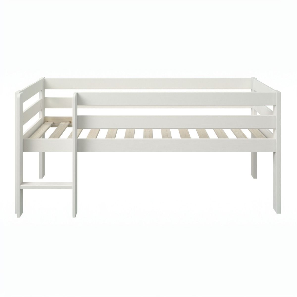 Noomi Solid Wood Shorty Mid Sleeper White (FSC-Certified)