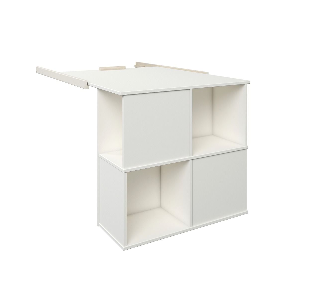 Noomi Nora Mid Sleeper Craft Cabin White Solid Wood (FSC-Certified)