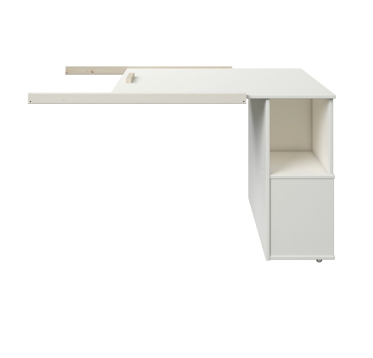 Noomi Nora Mid Sleeper Craft Cabin White Solid Wood (FSC-Certified)