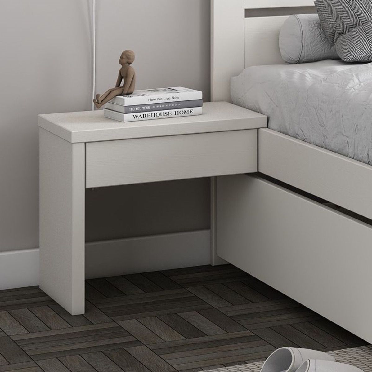Noomi Pradis Storage Bed White (FSC-Certified)