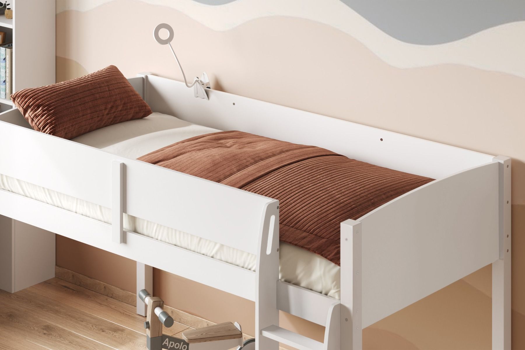 Flair Loop Wooden Mid Sleeper