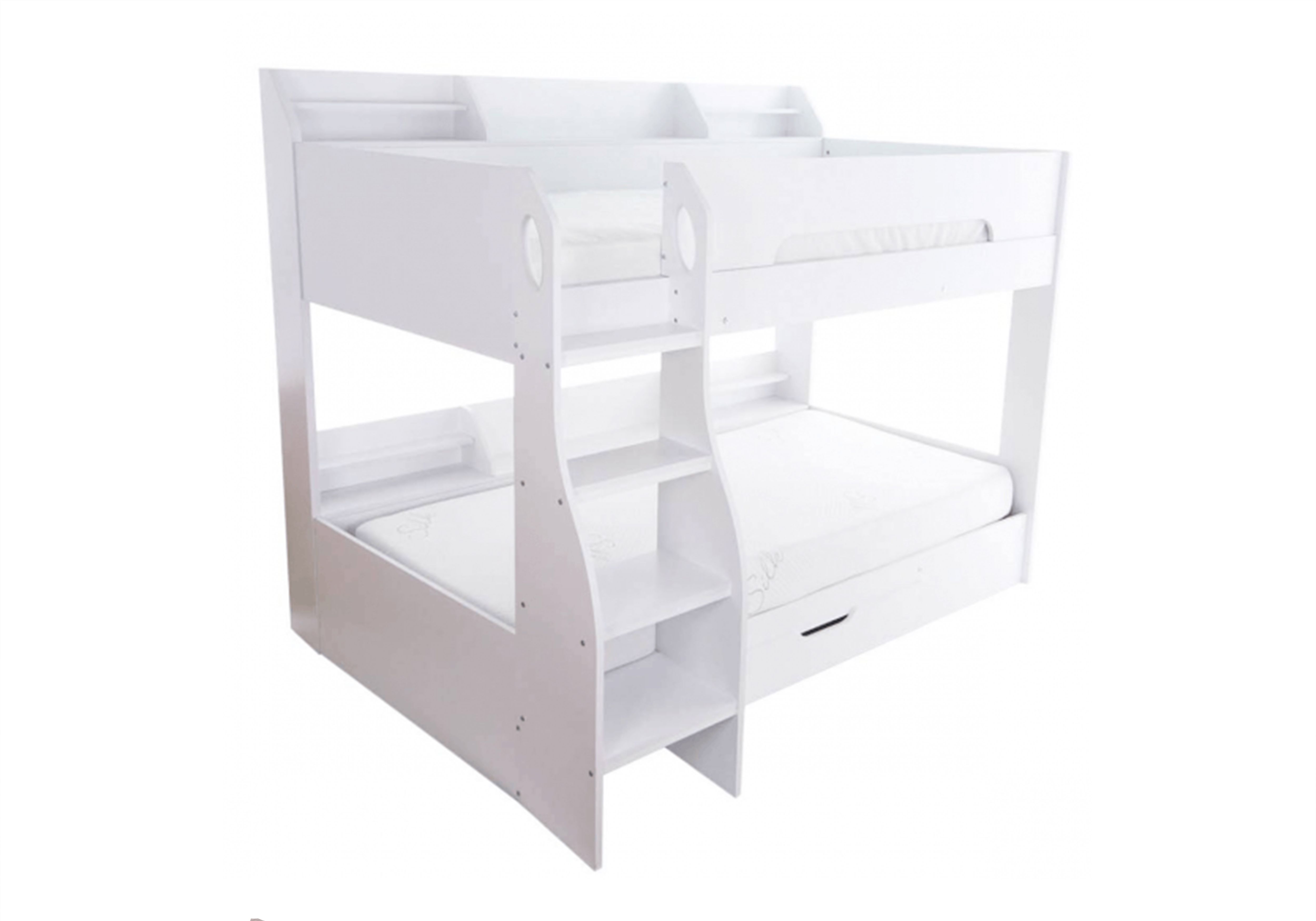 Flair Flick Storage Bunk Bed White