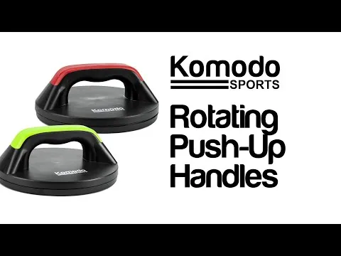 Komodo Rotating Push Up Handles - Green