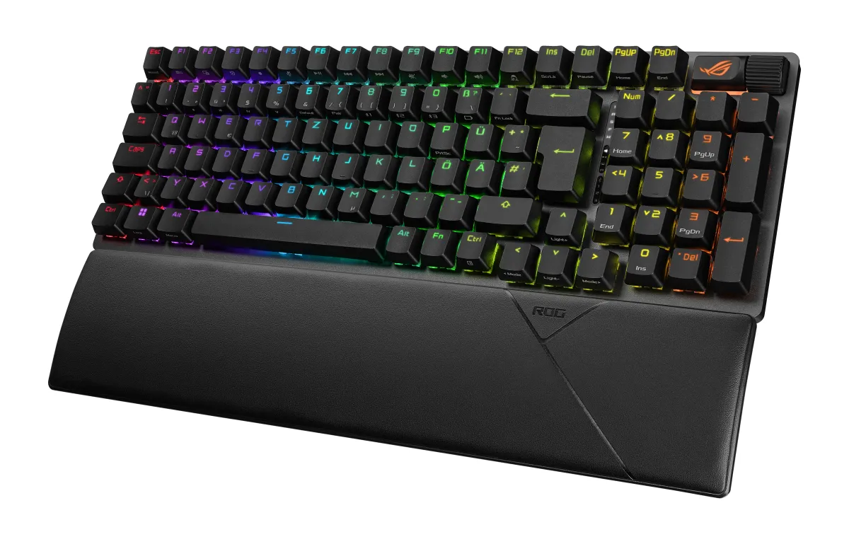ASUS ROG Strix Scope II 96 Wireless keyboard Gaming USB + RF Wireless + Bluetooth QWERTY UK English Black